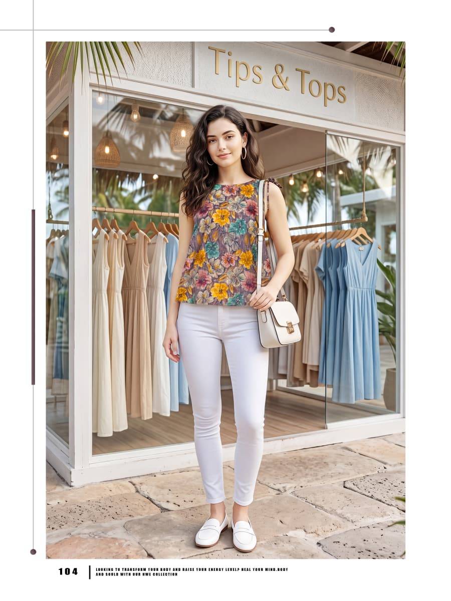MIMI By TIPS & TOPS 01 To 06 Series Beautiful Festive Suits Colourful Stylish Cotton Foil Print short tops At Wholesale Price
